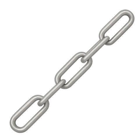 Цепь длиннозвенная DIN 763 12 мм оцинкованная