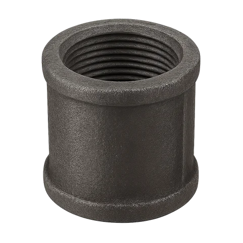 Муфта чугунная прямая оцинкованная Ду 15 1/2" ВР