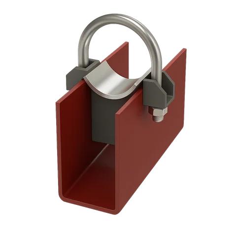 Опора стальная подвижная ОПБ2-21,3 Ду 15